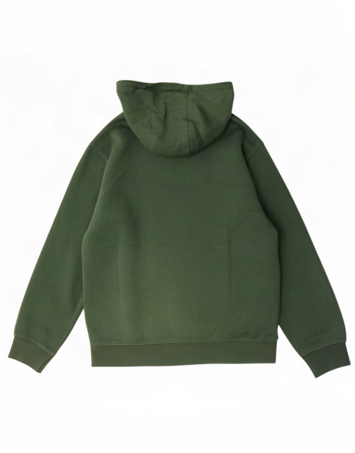 Russell Athletic Mens Graphic Zip Hoodie Sweater Medium Green Polyester