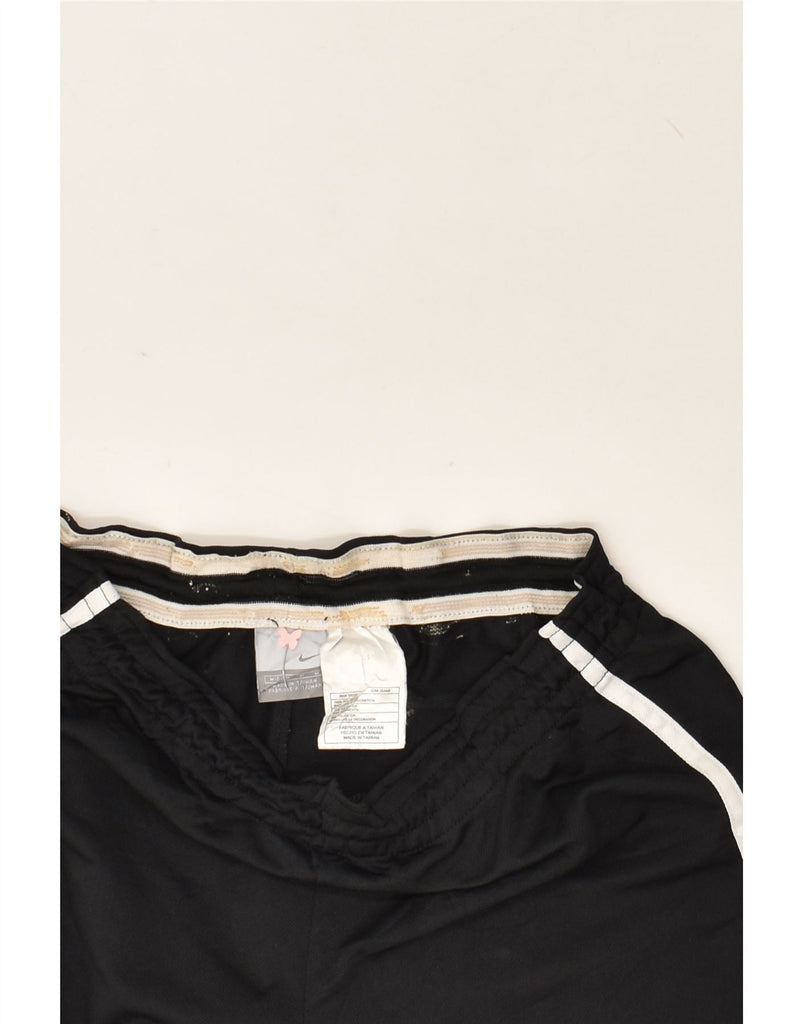 NIKE Womens Sport Shorts US 8/10 Medium Black Polyester | Vintage Nike | Thrift | Second-Hand Nike | Used Clothing | Messina Hembry 