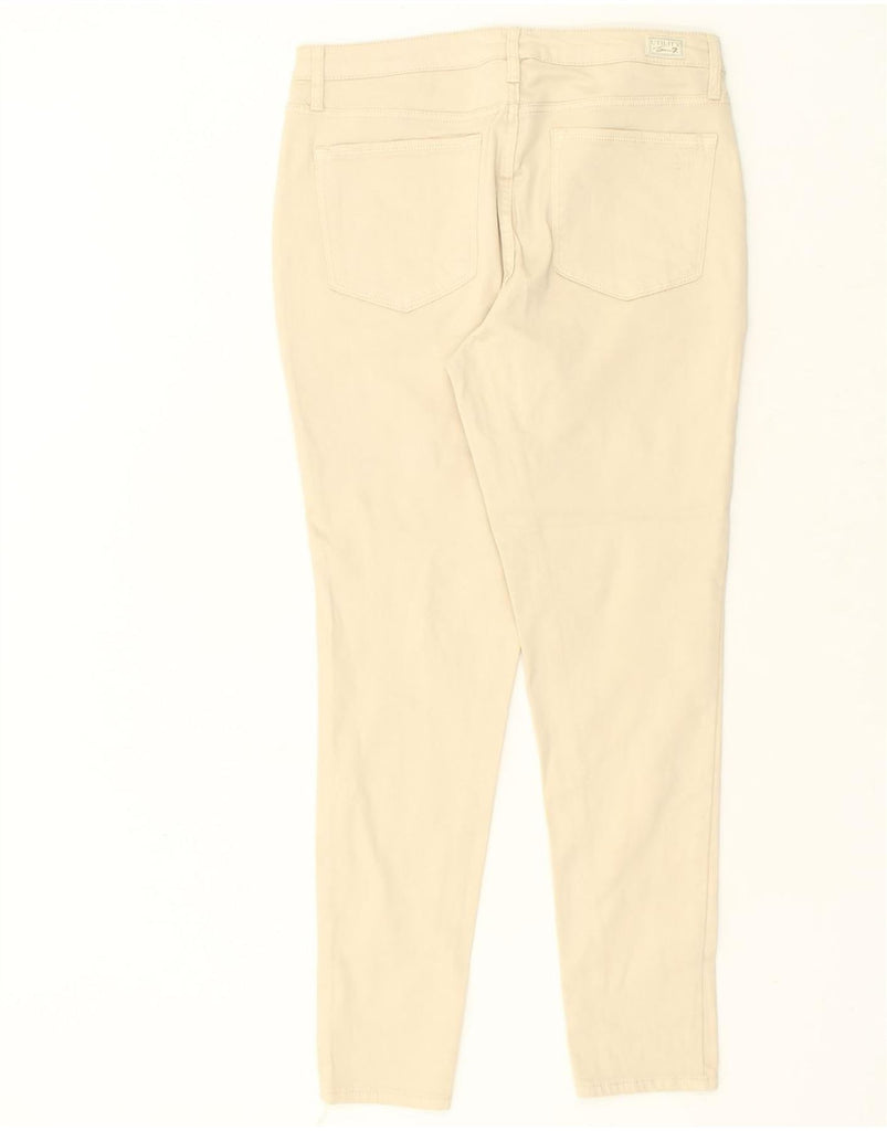 SEVEN 7 Womens Slim Chino Trousers US 12 Large W32 L29 Beige | Vintage Seven 7 | Thrift | Second-Hand Seven 7 | Used Clothing | Messina Hembry 