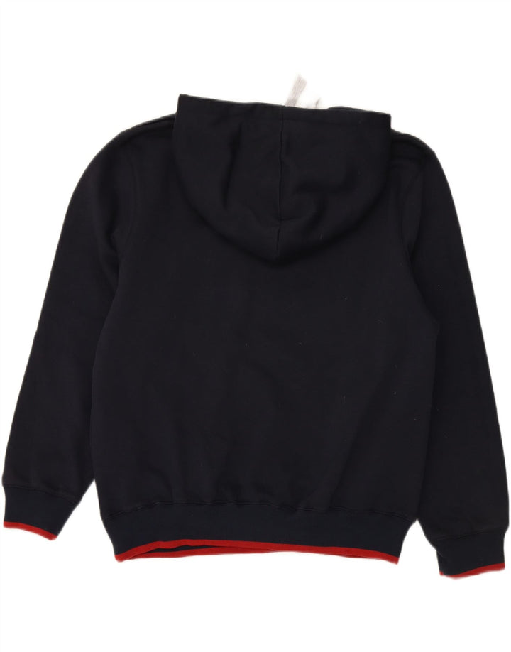 UMBRO Mens Graphic Hoodie Jumper 2XL Navy Blue Cotton Vintage Umbro and Second-Hand Umbro from Messina Hembry 