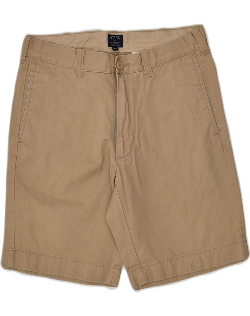 J. CREW Womens Gramercy Chino Shorts W30 Medium Beige Cotton | Vintage J. Crew | Thrift | Second-Hand J. Crew | Used Clothing | Messina Hembry 