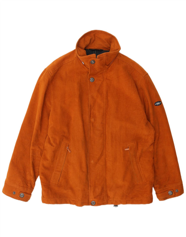 Navigare Mens Windbreaker Jacket UK 40 Large Brown