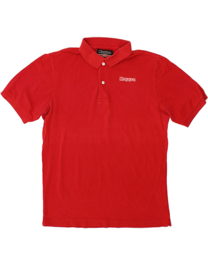 KAPPA Mens Polo Shirt Medium Red Cotton Vintage Kappa and Second-Hand Kappa from Messina Hembry 