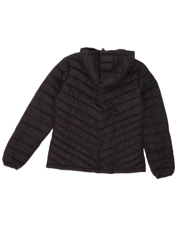 Mountain Warehouse Womens Short Sleeve Padded Jacket UK 10 Small Black