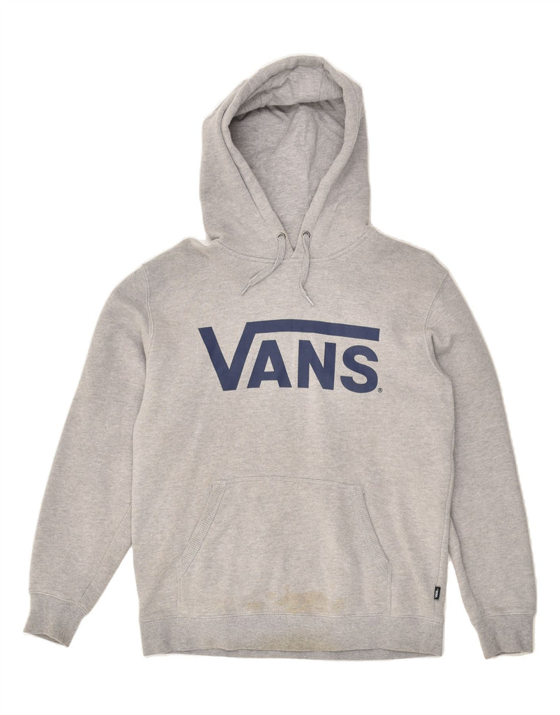 VANS Mens Graphic Hoodie Jumper Medium Grey Cotton | Vintage Vans | Thrift | Second-Hand Vans | Used Clothing | Messina Hembry 