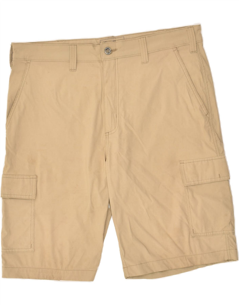 EDDIE BAUER Mens Cargo Shorts W38 XL Brown Cotton | Vintage Eddie Bauer | Thrift | Second-Hand Eddie Bauer | Used Clothing | Messina Hembry 