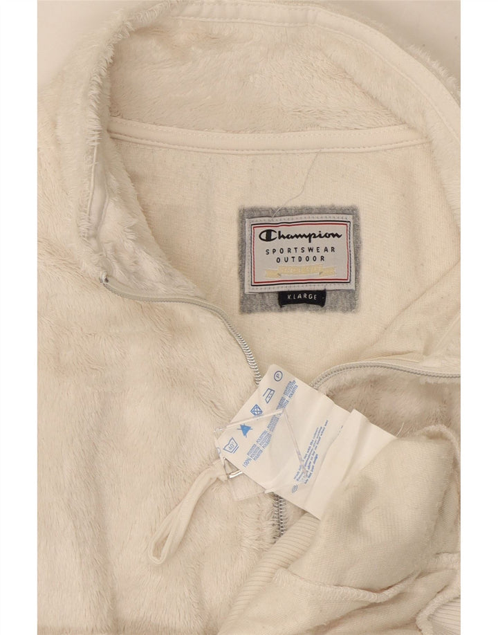 Champion Womens Fleece Jacket UK 18 XL White Polyester