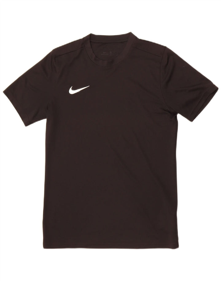 Nike Mens Dri Fit T-Shirt Top Medium Black Polyester
