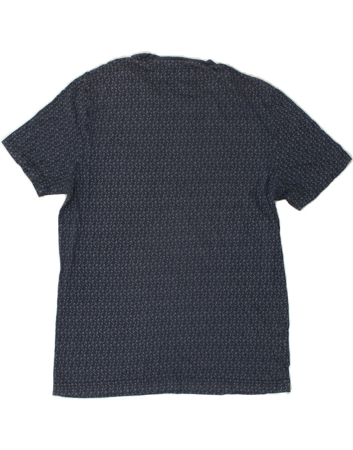 PENGUIN Mens Abstract Pattern T-Shirt Top Medium Navy Blue Vintage Penguin and Second-Hand Penguin from Messina Hembry 