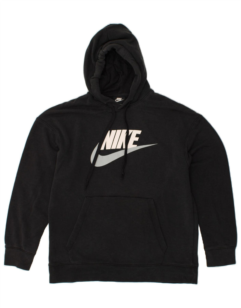 NIKE Mens Graphic Hoodie Jumper XL Black Cotton | Vintage Nike | Thrift | Second-Hand Nike | Used Clothing | Messina Hembry 