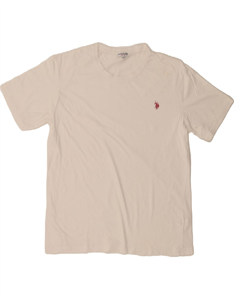 U.S. POLO ASSN. Mens T-Shirt Top 2XL White Vintage U.S. Polo Assn. and Second-Hand U.S. Polo Assn. from Messina Hembry 