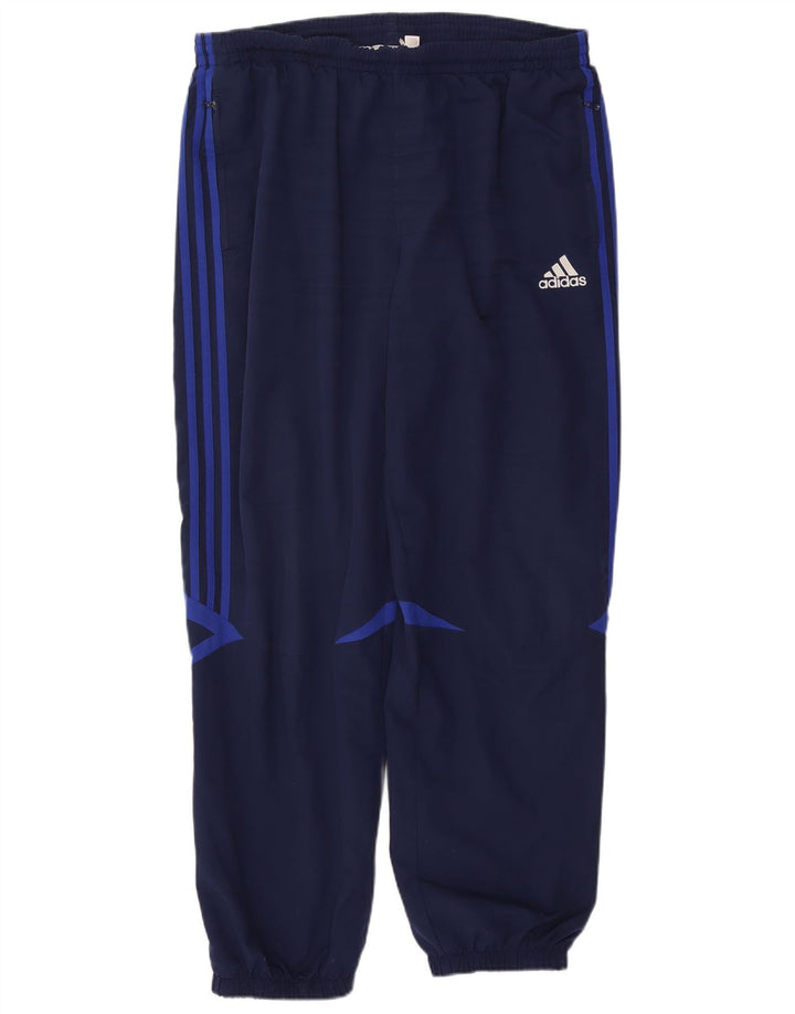 Adidas Mens Tracksuit Trousers Joggers XL  Navy Blue Polyester