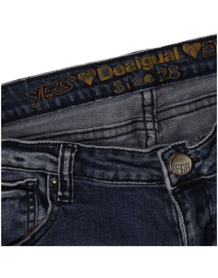 Desigual Womens Skinny Jeans W28 L28 Blue