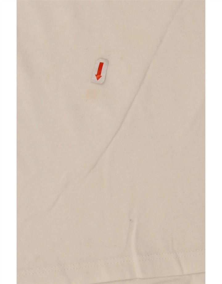 LEVI'S Mens Graphic T-Shirt Top Large White Cotton Vintage Levi's and Second-Hand Levi's from Messina Hembry 