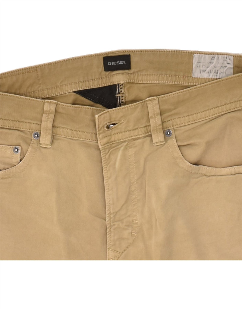 DIESEL Mens Thavar Straight Casual Trousers W32 L27 Beige Cotton Vintage Diesel and Second-Hand Diesel from Messina Hembry 