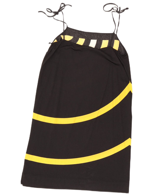 Triumph Womens Slip Dress EU 44 XL Black Striped Polyamide