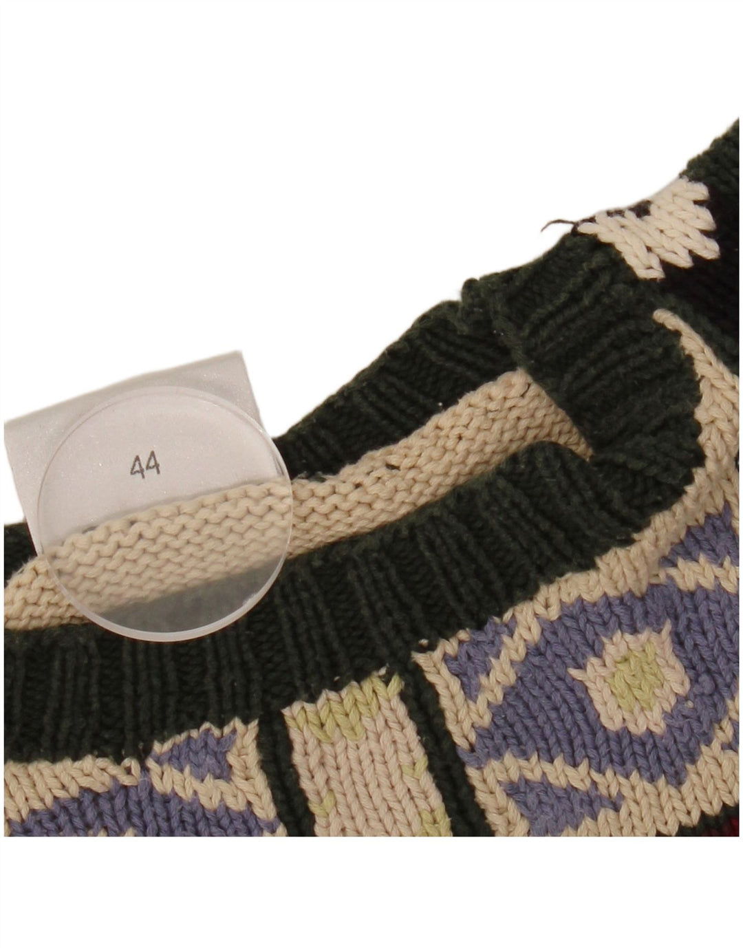 PUBLIC Womens Crew Neck Jumper Sweater IT 44 Medium Multicoloured