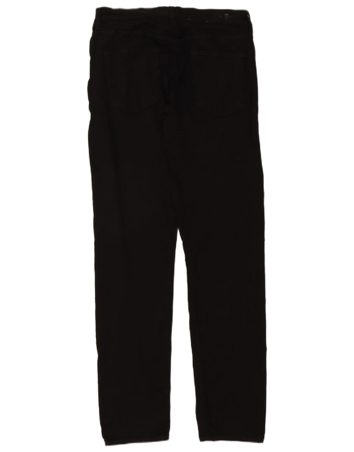 7 For All Mankind Mens Slim Jeans W33 L33 Black Modal