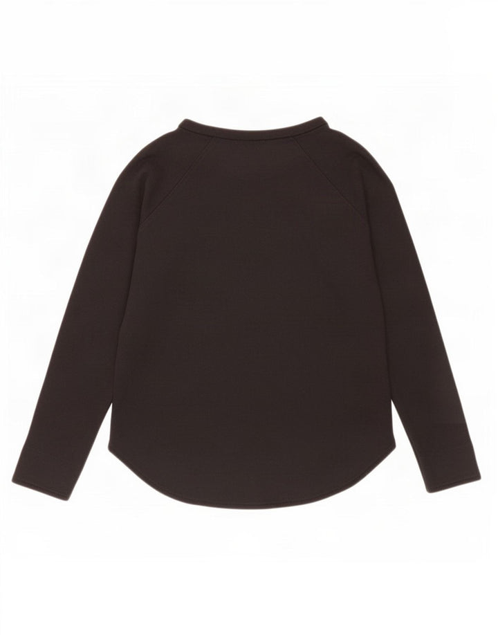 Zara Womens Top Long Sleeve UK 10 Small Black
