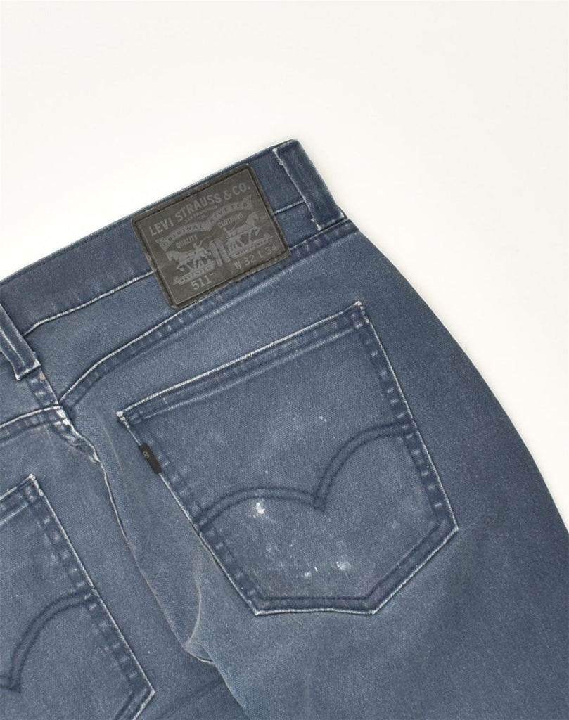 LEVI'S Mens 511 Slim Jeans W32 L34  Blue Cotton | Vintage Levi's | Thrift | Second-Hand Levi's | Used Clothing | Messina Hembry 