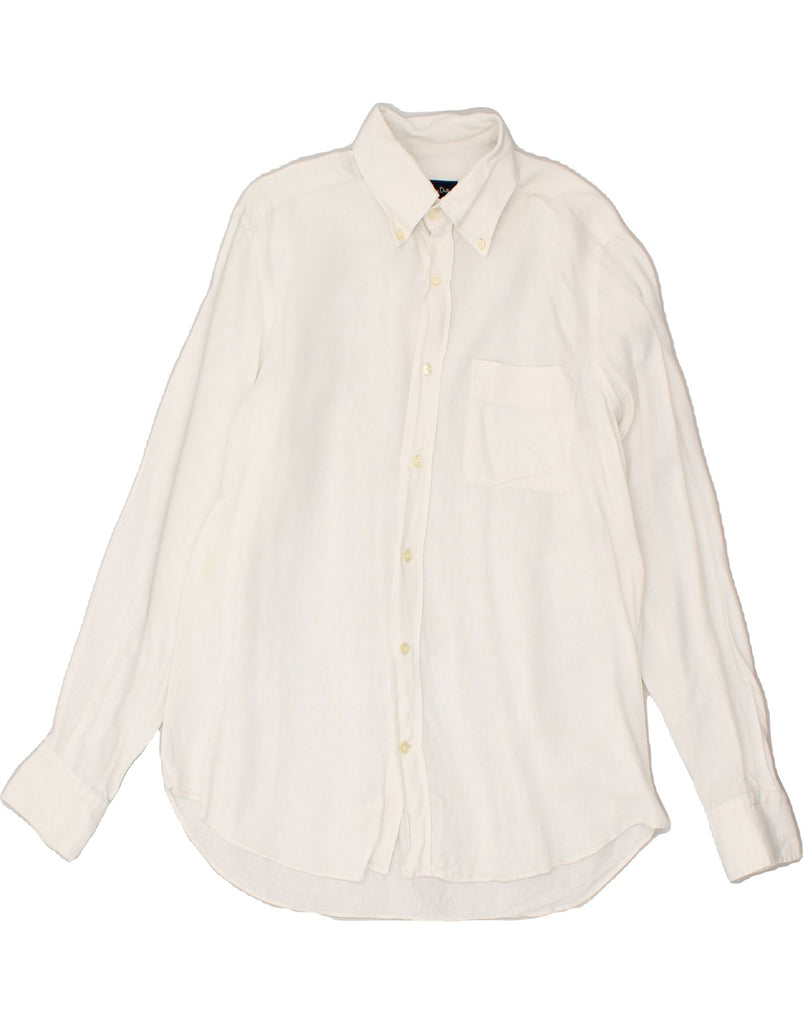 MASSIMO DUTTI Mens Shirt Large White | Vintage Massimo Dutti | Thrift | Second-Hand Massimo Dutti | Used Clothing | Messina Hembry 