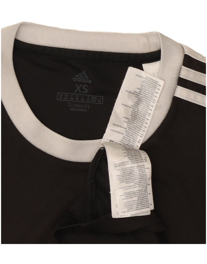 ADIDAS Mens Climalite T-Shirt Top XS Black Polyester