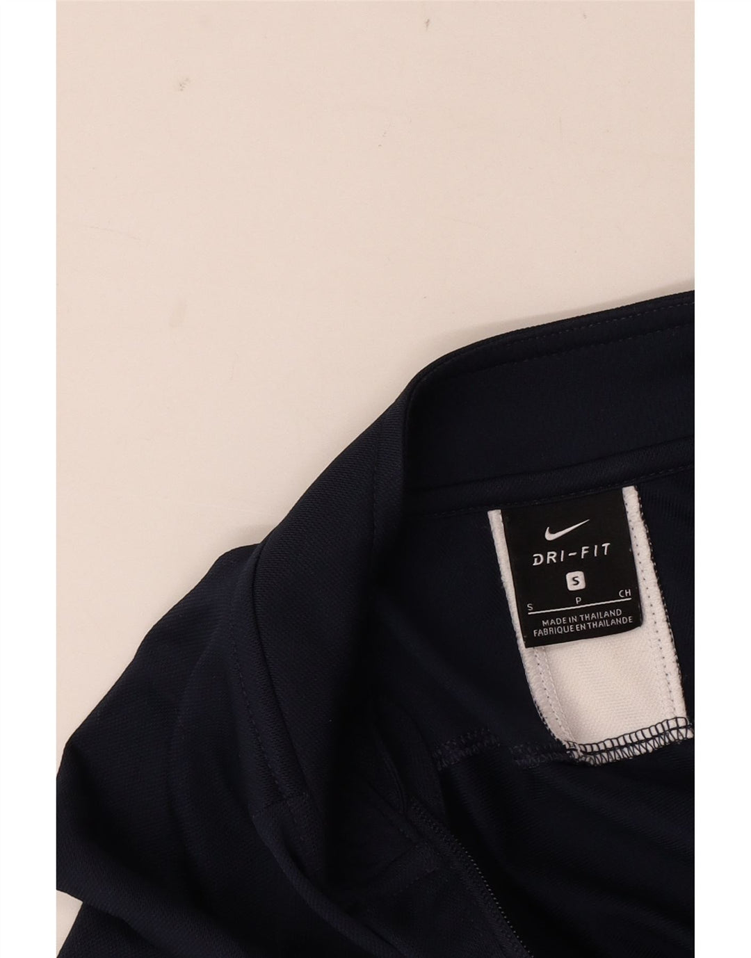 Nike Mens Dri Fit Tracksuit Top Jacket Small Navy Blue Colourblock