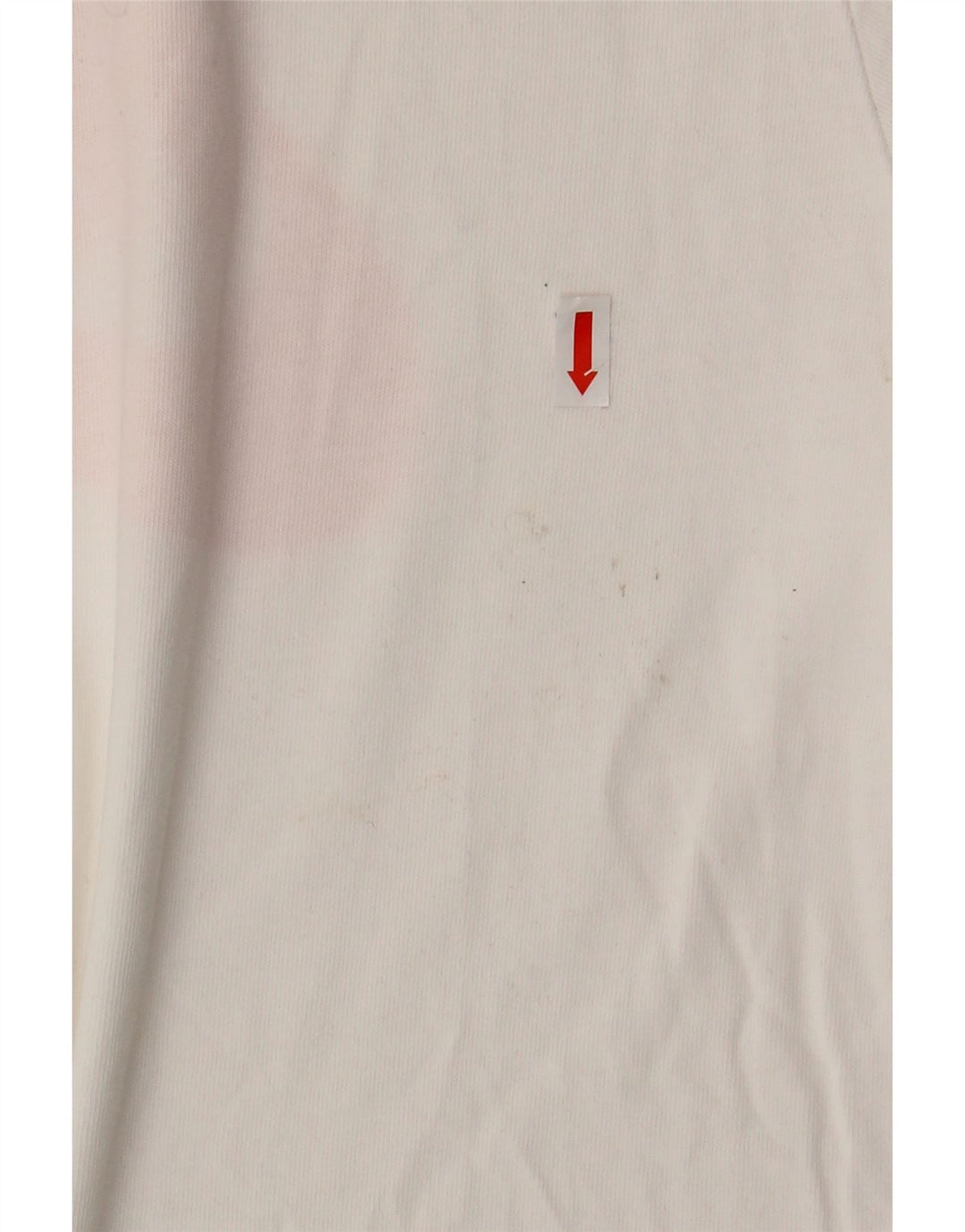 NIKE Mens Graphic T-Shirt Top Medium Off White Cotton