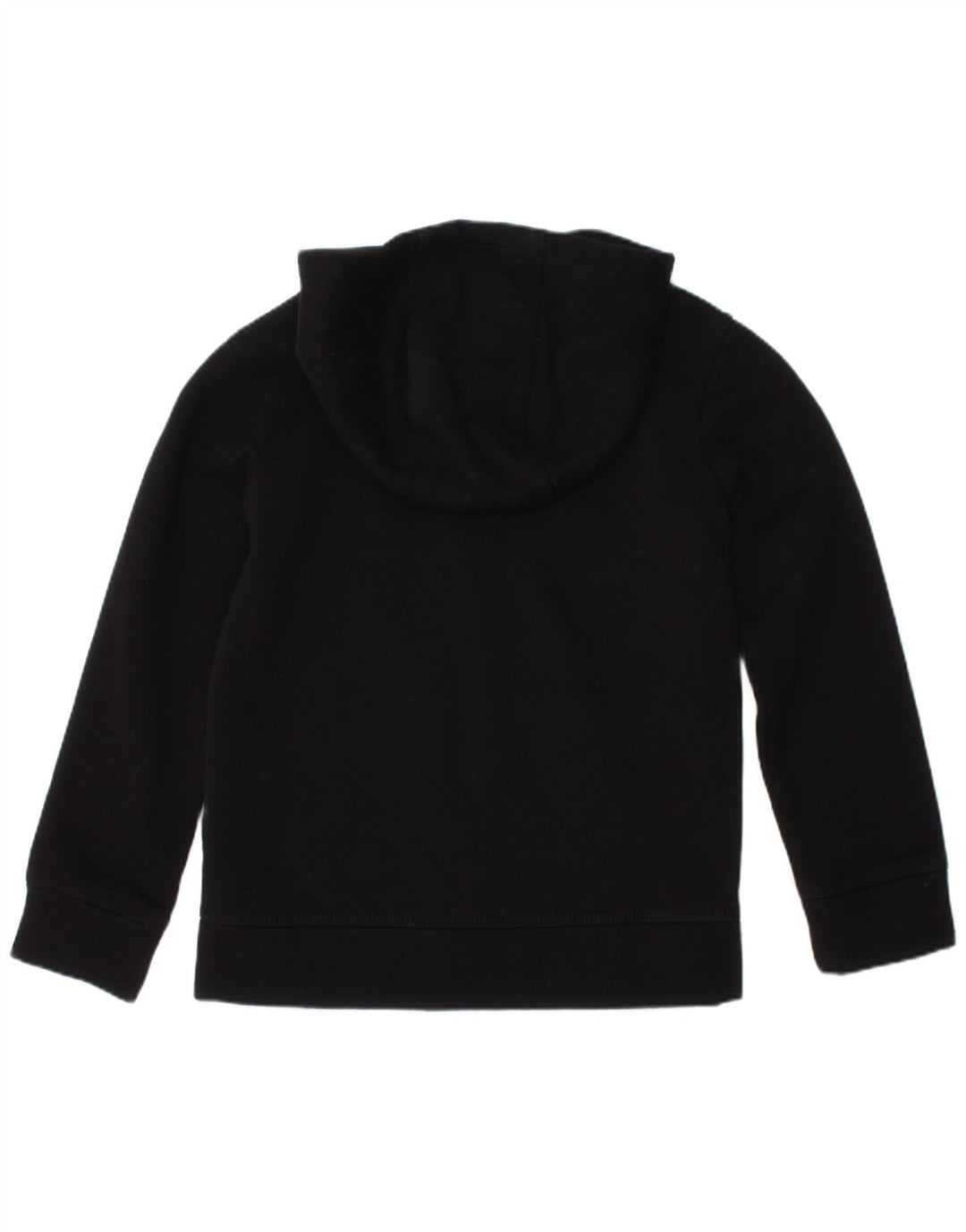 NIKE Boys Zip Hoodie Sweater 4-5 Years Small  Black Cotton