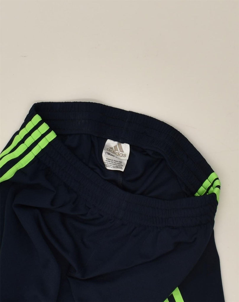 ADIDAS Girls Sport Shorts 15-16 Years Navy Blue Polyester | Vintage Adidas | Thrift | Second-Hand Adidas | Used Clothing | Messina Hembry 