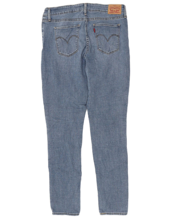 Levi's Womens 711 Skinny Jeans W32 L30 Blue Cotton
