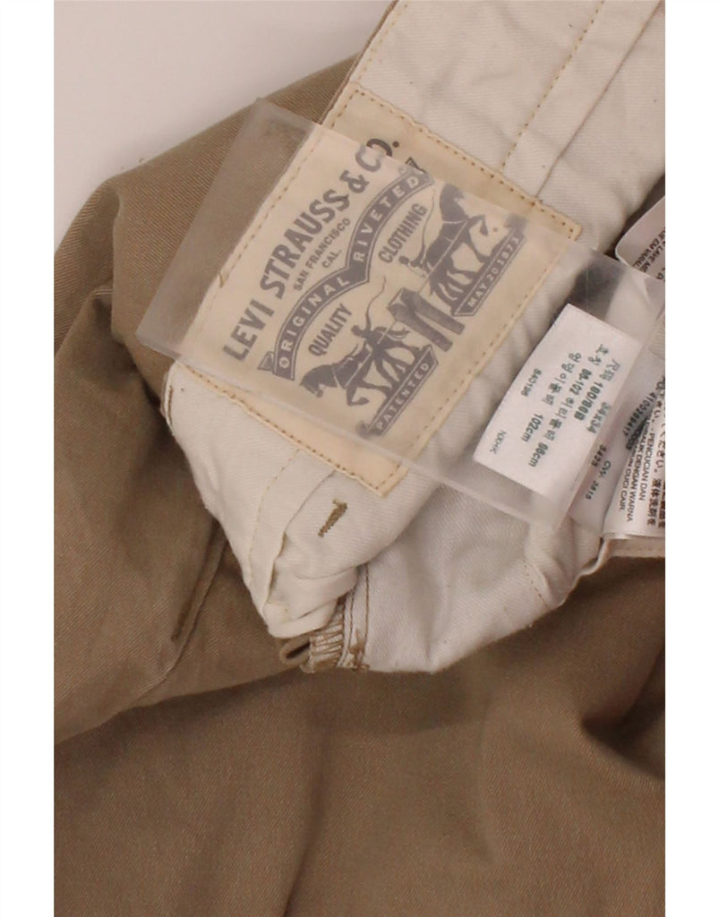 LEVI'S Mens Slim Chino Trousers W34 L34 Beige Cotton Vintage Levi's and Second-Hand Levi's from Messina Hembry 