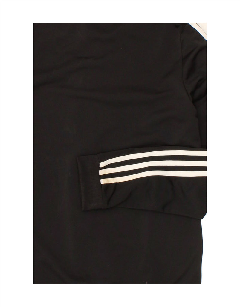 ADIDAS Womens Tracksuit Top Jacket UK 4/6 XS Black Polyester Vintage Adidas and Second-Hand Adidas from Messina Hembry 