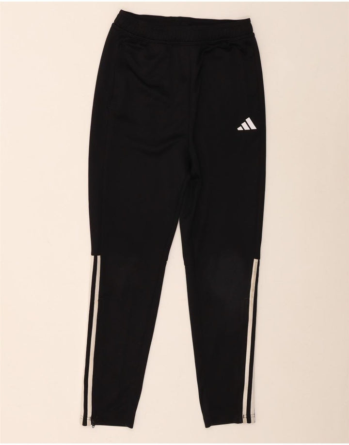 Adidas Boys Aeroready Tracksuit Trousers 13-14 Years  Black Polyester