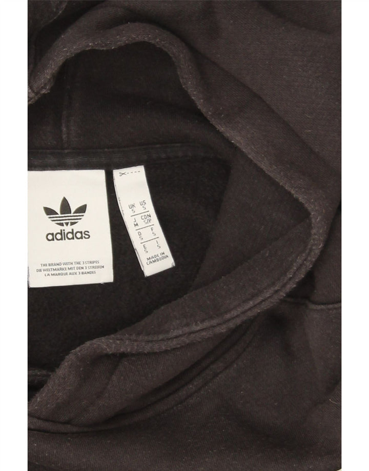 Adidas Mens Hoodie Jumper Small Black Cotton