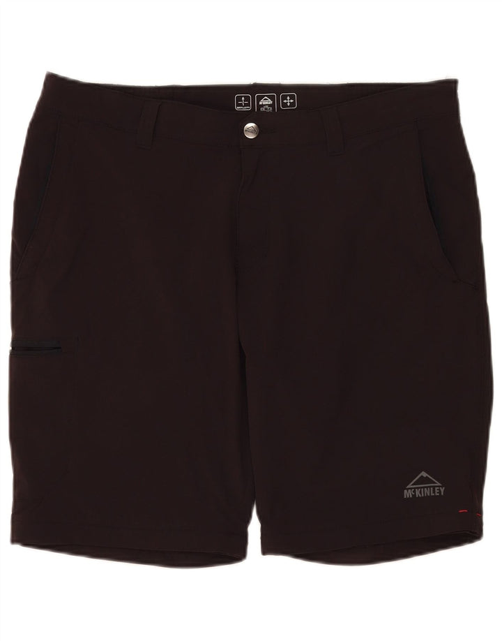 MC Kinley Mens Cargo Shorts  W34 Large Brown Polyamide