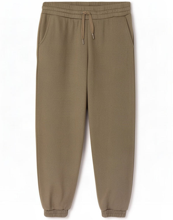 Zara Womens Capri Tracksuit Trousers Joggers UK 12 Medium Khaki Viscose