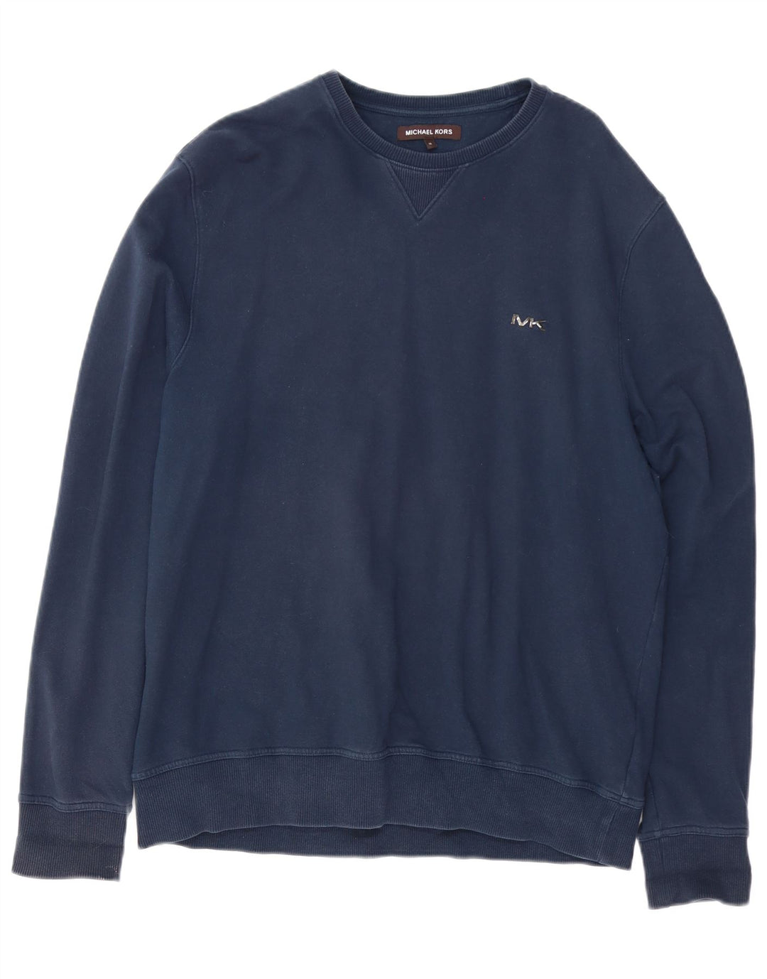MICHAEL KORS Mens Sweatshirt Jumper XL Navy Blue Cotton