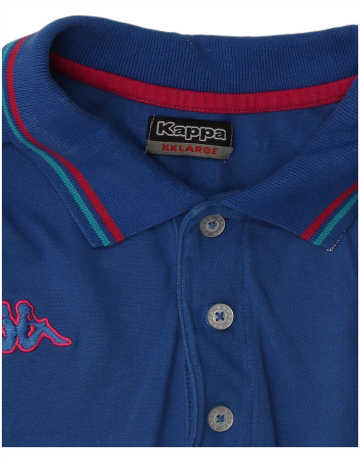 Kappa Mens Polo Shirt 2XL Blue