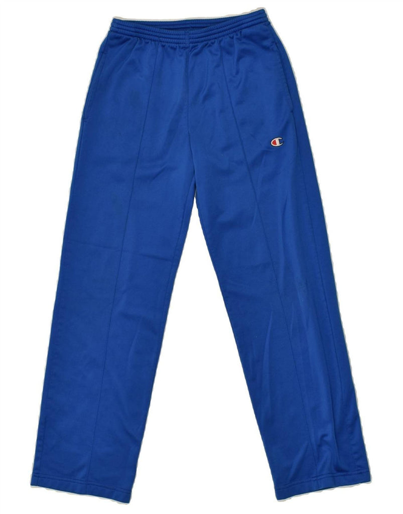 CHAMPION Boys Tracksuit Trousers 11-12 Years Blue | Vintage Champion | Thrift | Second-Hand Champion | Used Clothing | Messina Hembry 