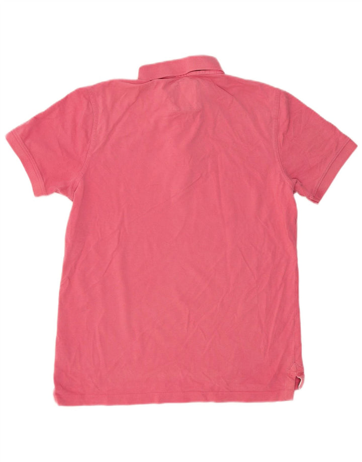 Crew Clothing Mens Polo Shirt Medium Pink Cotton