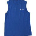 CHAMPION Mens Vest Top Small Blue Cotton Vintage Champion and Second-Hand Champion from Messina Hembry 