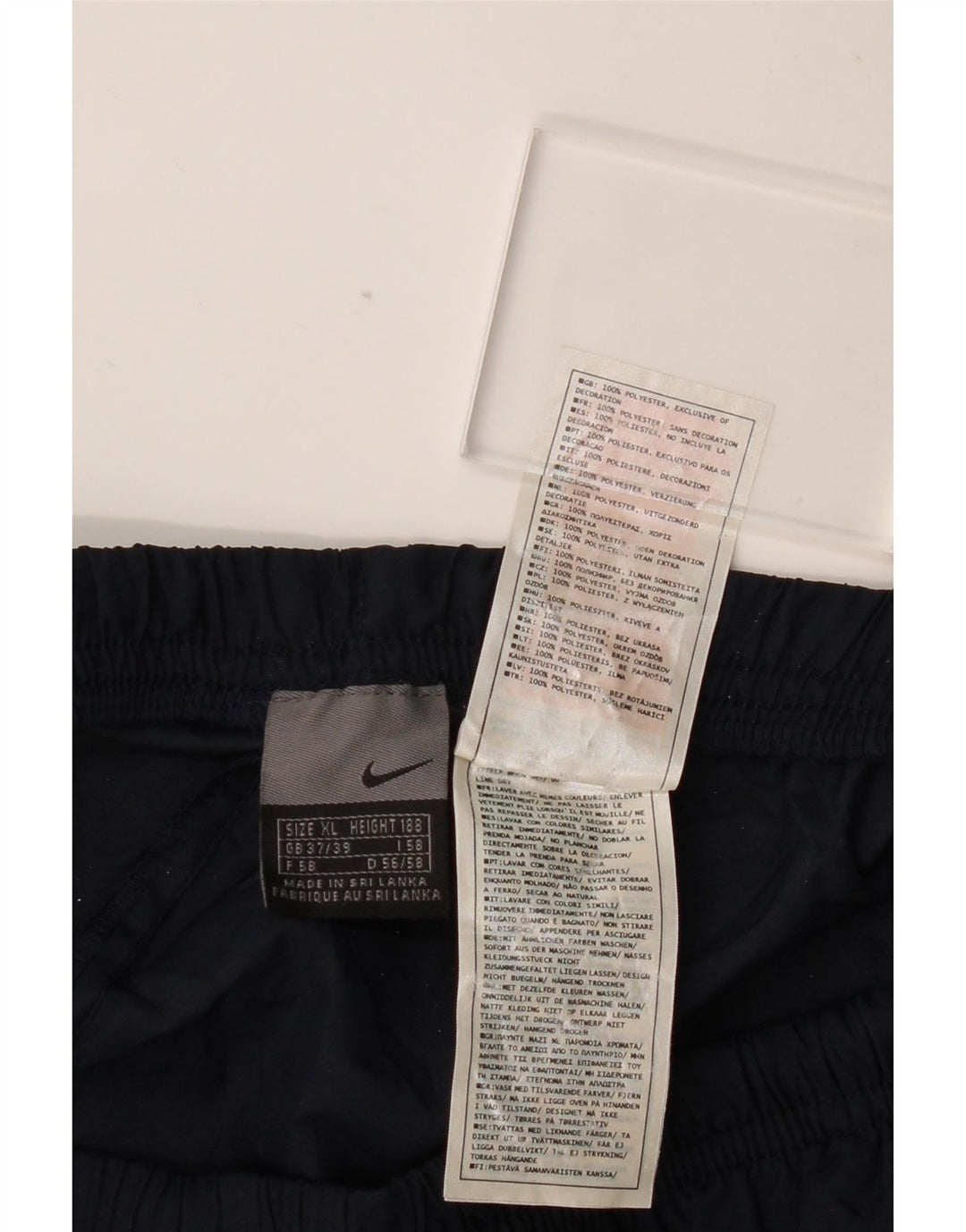 Nike Mens Tracksuit Trousers XL Navy Blue Polyester