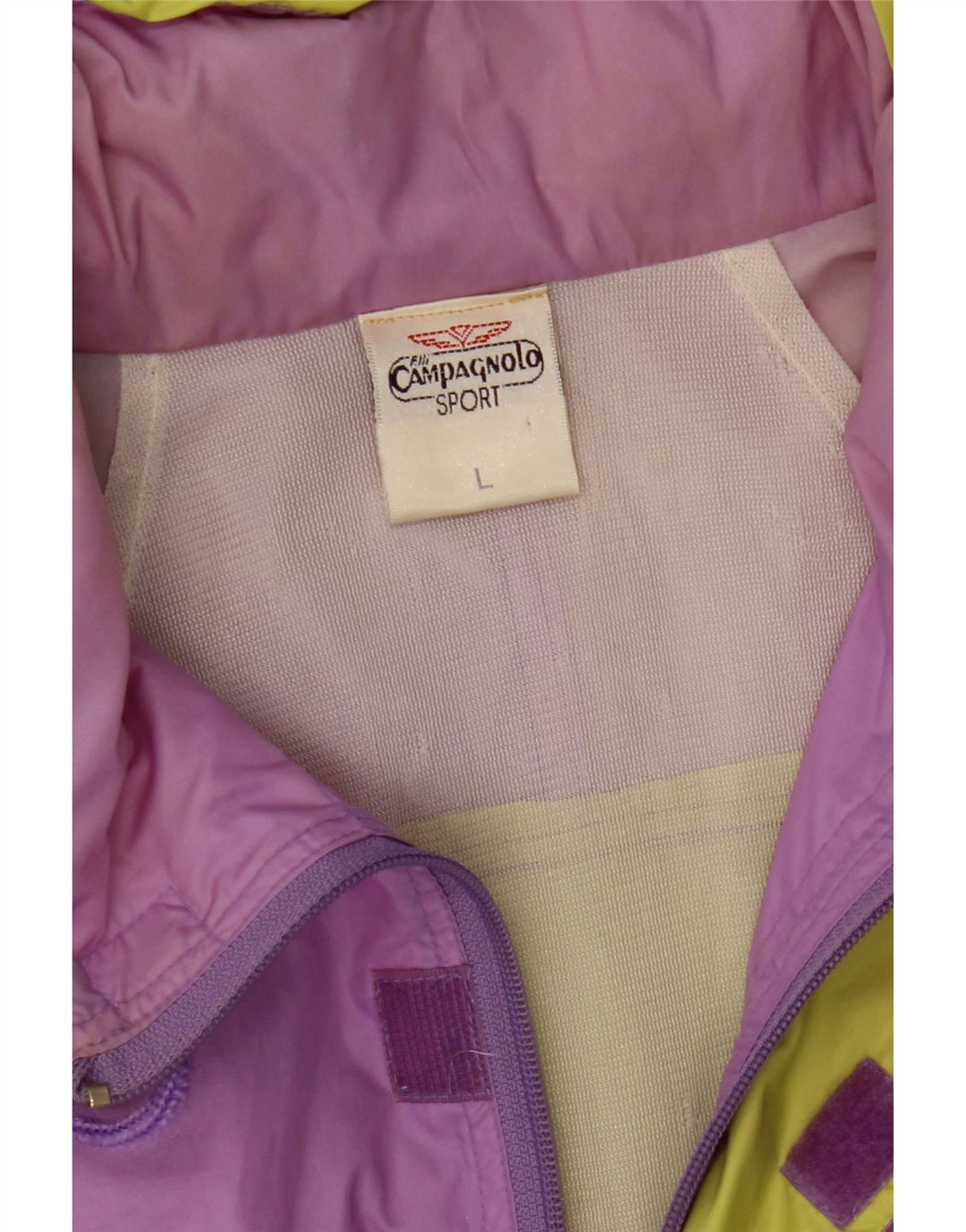CAMPAGNOLO Mens Pullover Rain Jacket UK 40 Large Purple Colourblock