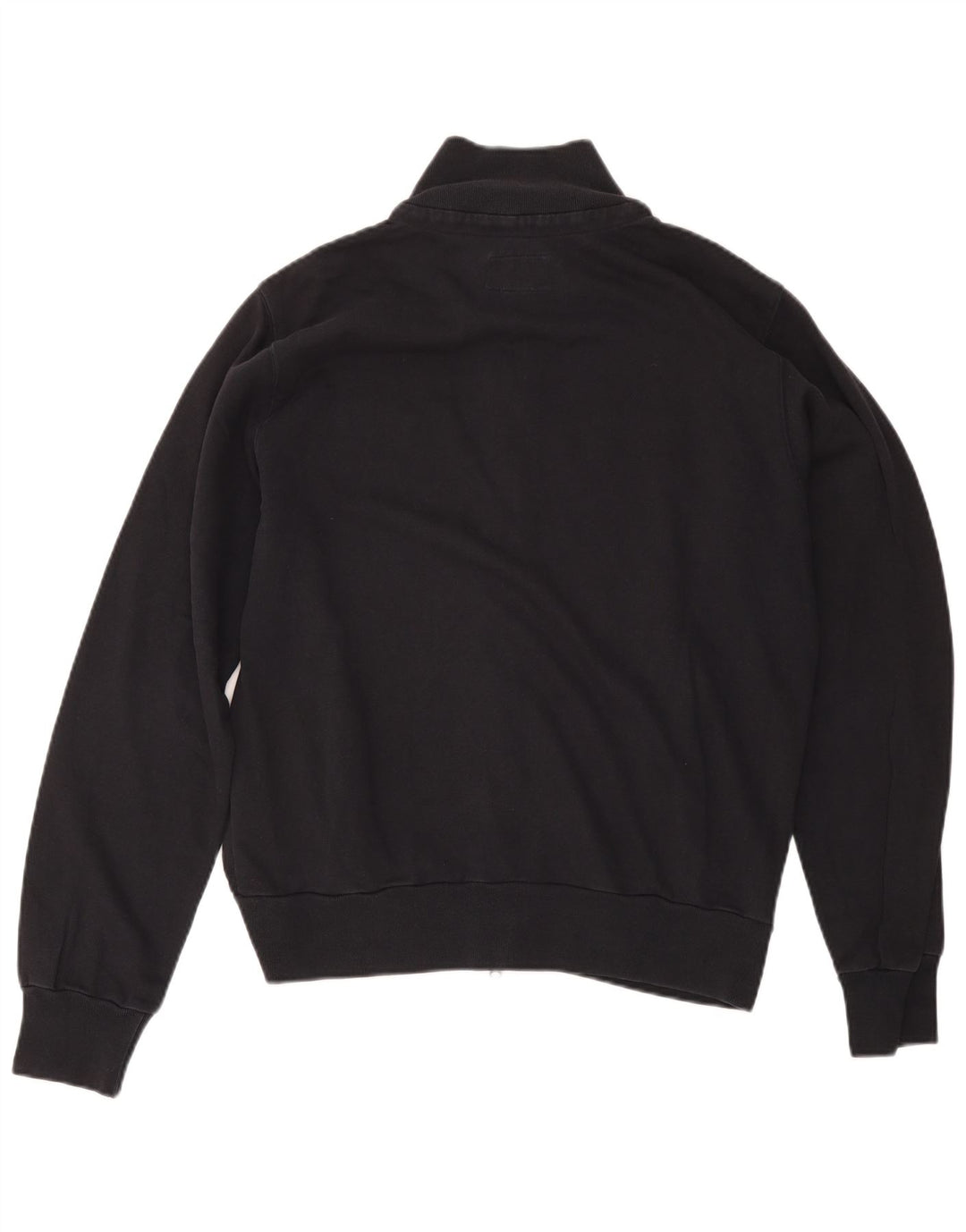 Woolrich Mens Graphic Tracksuit Top Jacket Medium Black Cotton