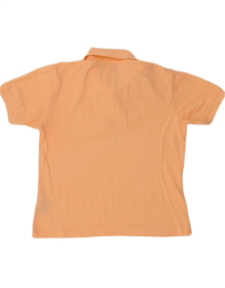 KAPPA Womens Polo Shirt UK 16 Large Orange Cotton