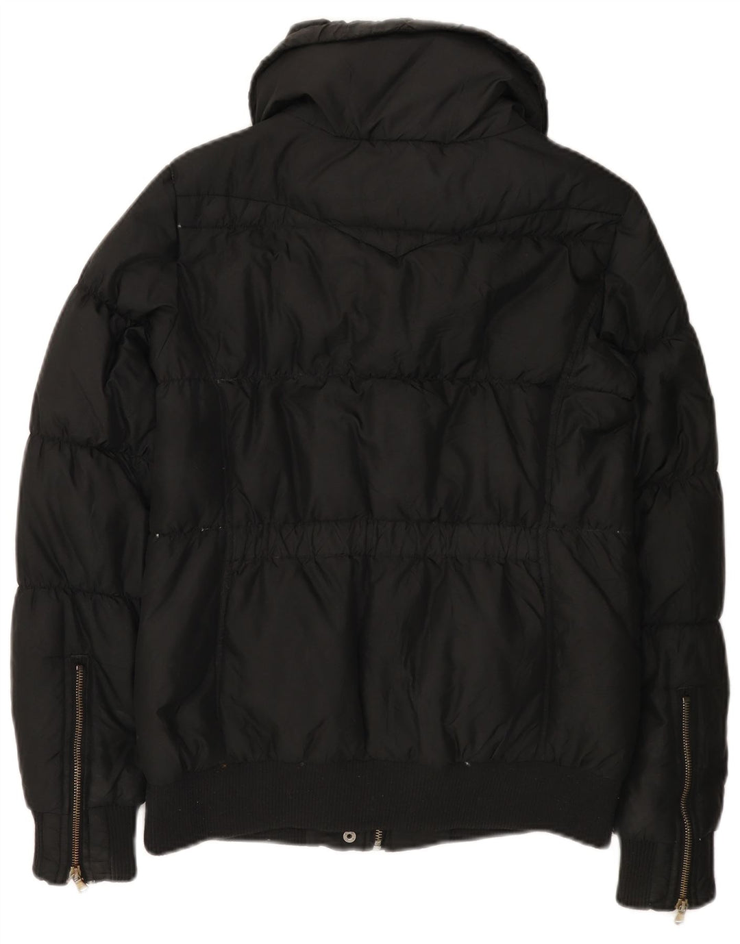 LEVI'S Womens Padded Jacket UK 10 Small Black Polyester