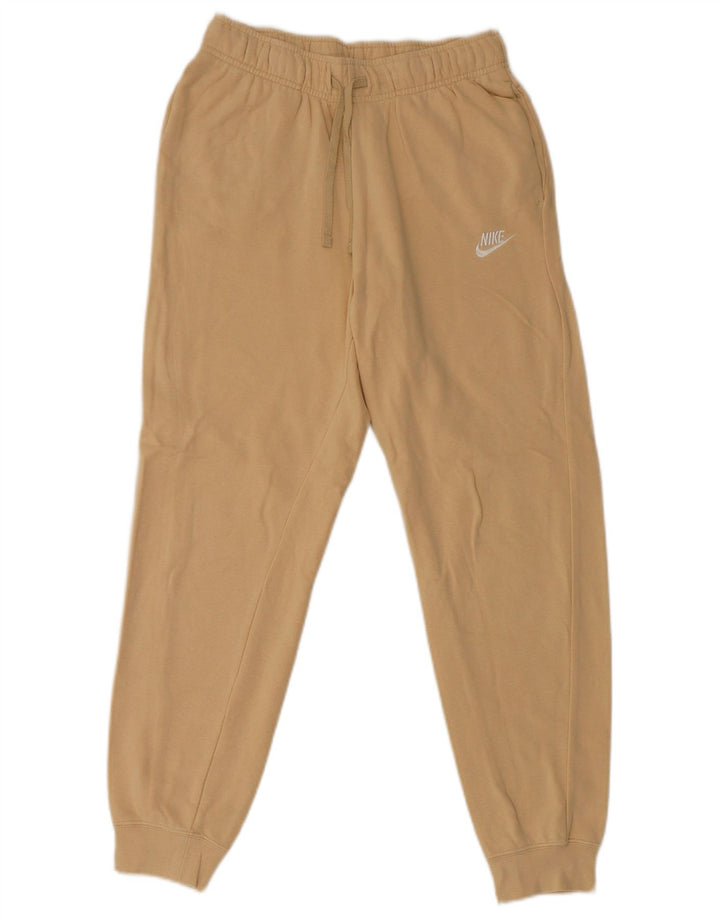 Nike Mens Tracksuit Trousers Joggers Small Beige
