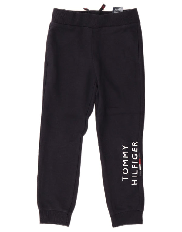 Tommy Hilfiger Boys Graphic Tracksuit Trousers Joggers 5-6 Years Navy Blue