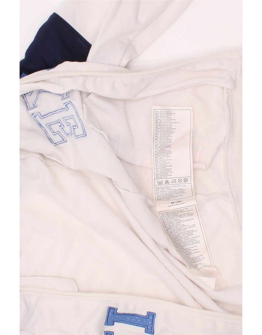 Nike Boys Graphic Tracksuit Top Jacket 4-5 Years Small White Colourblock
